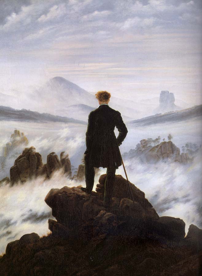 Caspar David Friedrich The walker above the mists